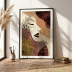 Autumn Muse | Elegant Abstract Female Portrait 💄✨