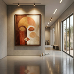 African Muse | Modern Abstract Portrait Wall Art 🎭✨