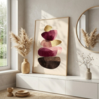 Golden Harmony | Abstract Luxury Stone Balance Art ⚖️✨
