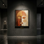 African Muse | Modern Abstract Portrait Wall Art 🎭✨