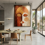 African Muse | Modern Abstract Portrait Wall Art 🎭✨