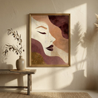Autumn Muse | Elegant Abstract Female Portrait 💄✨